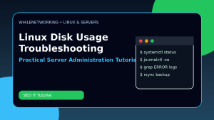 Linux disk usage troubleshooting find large files and clean server storage safely