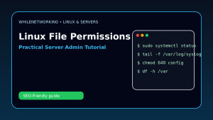 Linux file permissions chmod chown umask tutorial for server admins