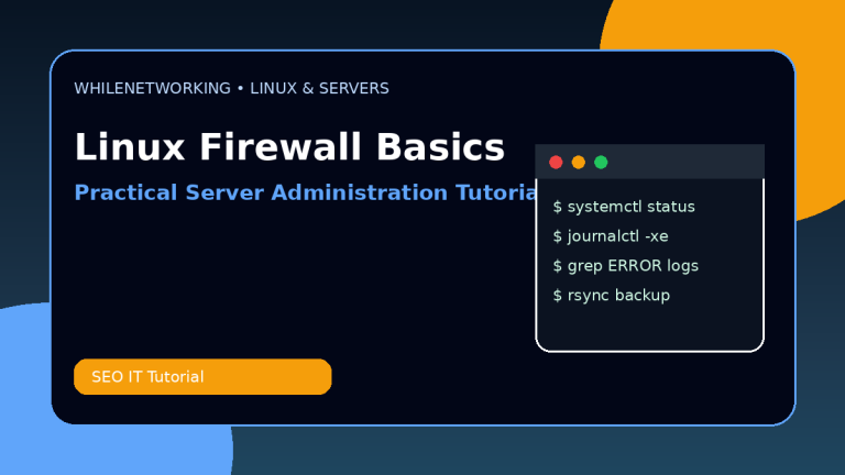 Linux firewall basics UFW and firewalld rules for server security