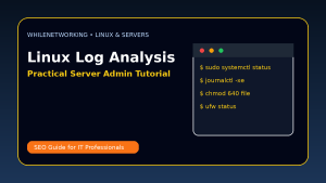Linux log analysis server troubleshooting journalctl syslog auth log tutorial