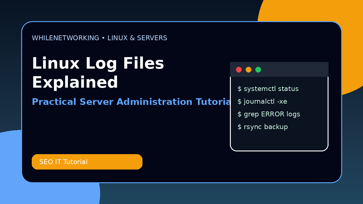 Linux log files explained read system logs for server troubleshooting