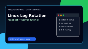 Linux log rotation explained logrotate server logs tutorial