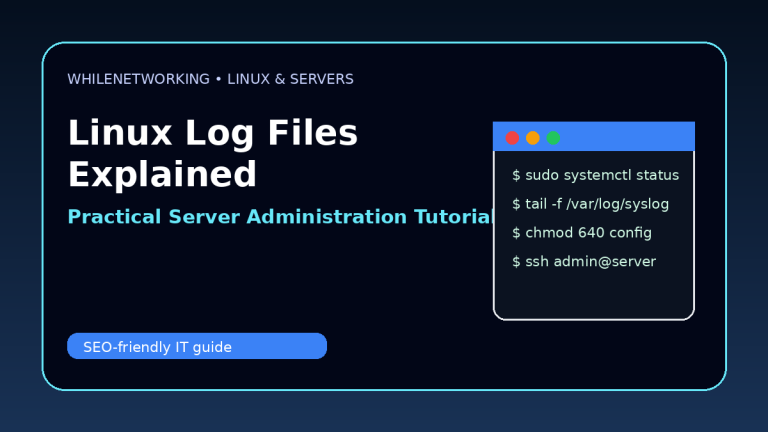 Linux log files explained server troubleshooting tutorial