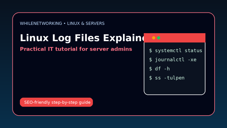 Linux log files journalctl syslog application logs tutorial