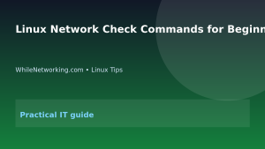 Linux Network Check Commands for Beginners featured image