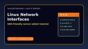 Linux server network interfaces ip addr netplan troubleshooting tutorial