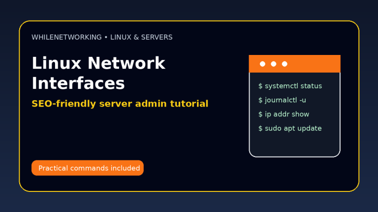 Linux server network interfaces ip addr netplan troubleshooting tutorial