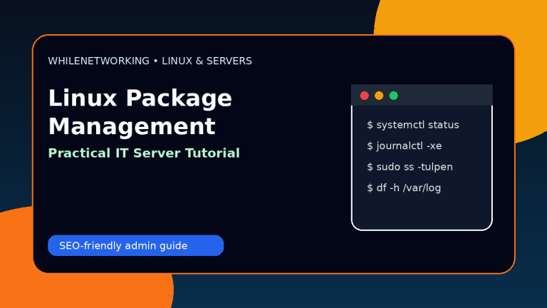 Linux package management guide apt dnf yum snap for server administrators