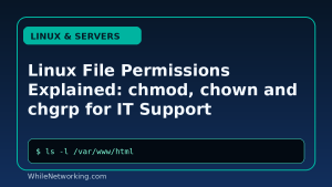 Linux File Permissions Explained: chmod, chown and chgrp for IT Support