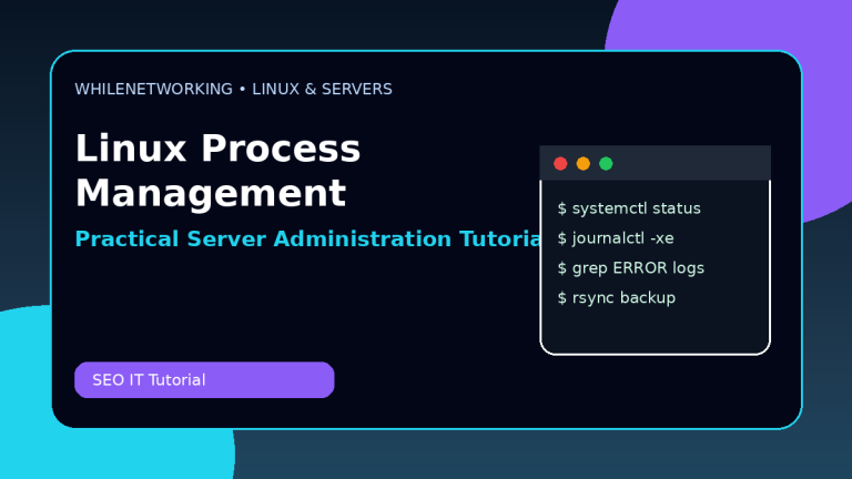 Linux process management ps top htop kill troubleshooting high CPU