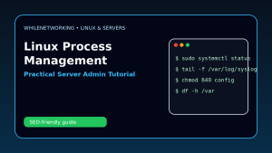 Linux process management ps top htop kill nice explained tutorial
