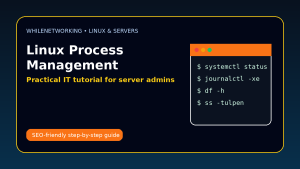 Linux process management ps top htop kill systemctl tutorial