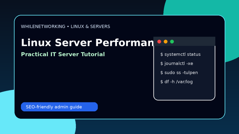 Linux server performance troubleshooting CPU memory disk IO load average guide