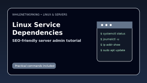 Linux server service dependency troubleshooting why services fail after reboot