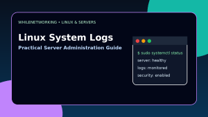 Linux system logs journalctl syslog troubleshooting server issues tutorial