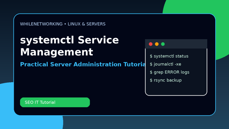Linux systemctl service management start stop enable and debug services