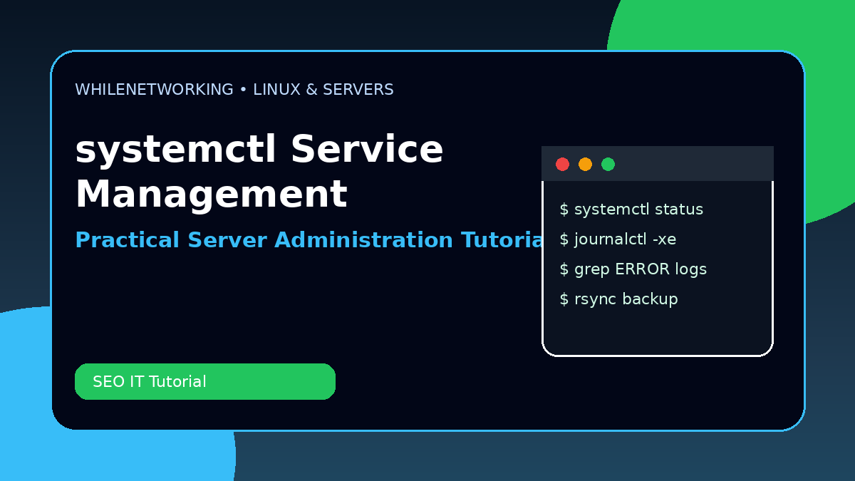 Linux systemctl service management start stop enable and debug services