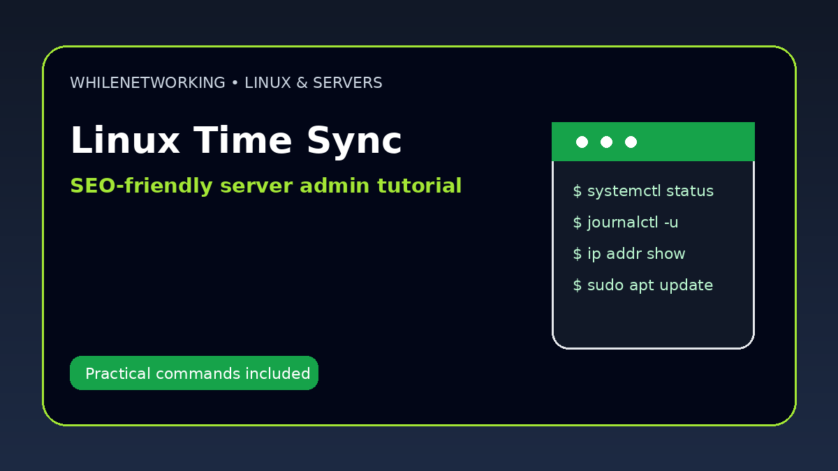 Linux server time sync NTP Chrony clock drift troubleshooting tutorial