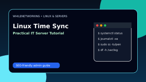 Linux server time sync NTP Chrony clock drift troubleshooting guide