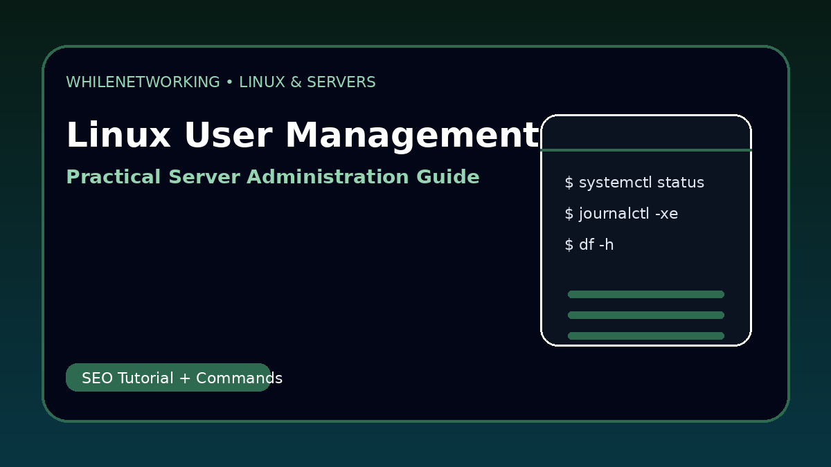 Linux server user management add users groups and sudo access safely