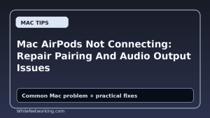 Mac AirPods Not Connecting: Repair Pairing And Audio Output Issues