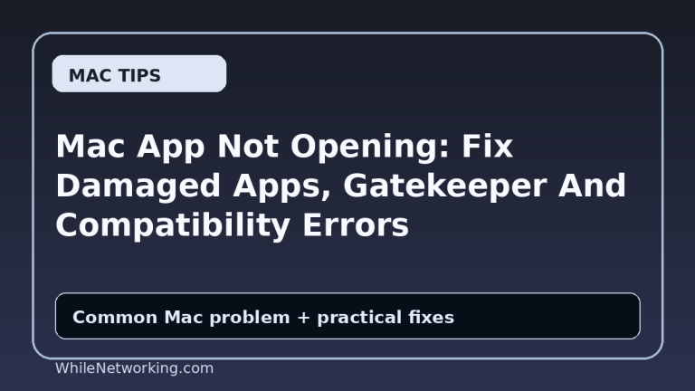 Mac App Not Opening: Fix Damaged Apps, Gatekeeper And Compatibility Errors