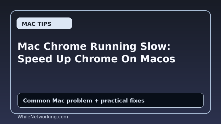 Mac Chrome Running Slow: Speed Up Chrome On Macos