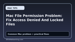 Mac File Permission Problem: Fix Access Denied And Locked Files