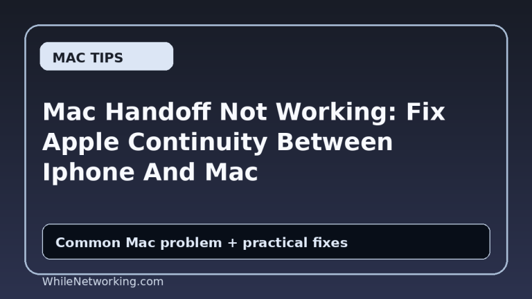 Mac Handoff Not Working: Fix Apple Continuity Between Iphone And Mac