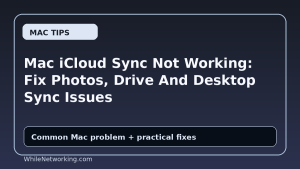 Mac iCloud Sync Not Working: Fix Photos, Drive And Desktop Sync Issues