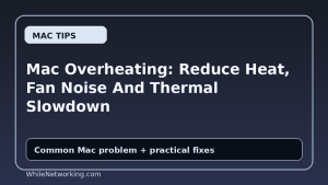 Mac Overheating: Reduce Heat, Fan Noise And Thermal Slowdown