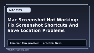 Mac Screenshot Not Working: Fix Screenshot Shortcuts And Save Location Problems