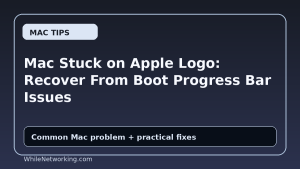 Mac Stuck on Apple Logo: Recover From Boot Progress Bar Issues