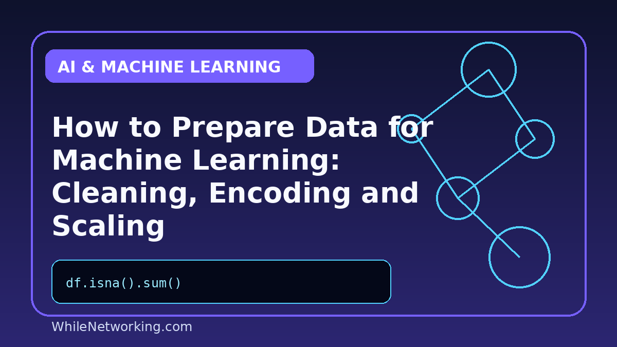 How to Prepare Data for Machine Learning: Cleaning, Encoding and Scaling