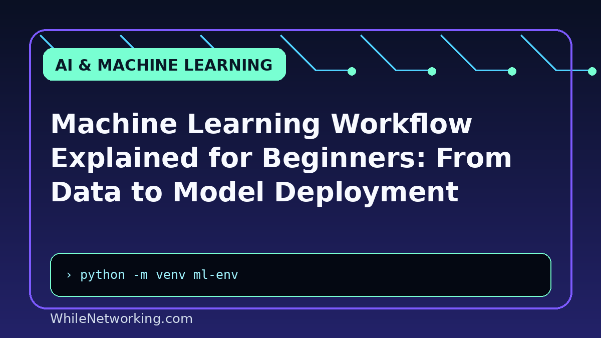 Machine Learning Workflow Explained for Beginners: From Data to Model Deployment
