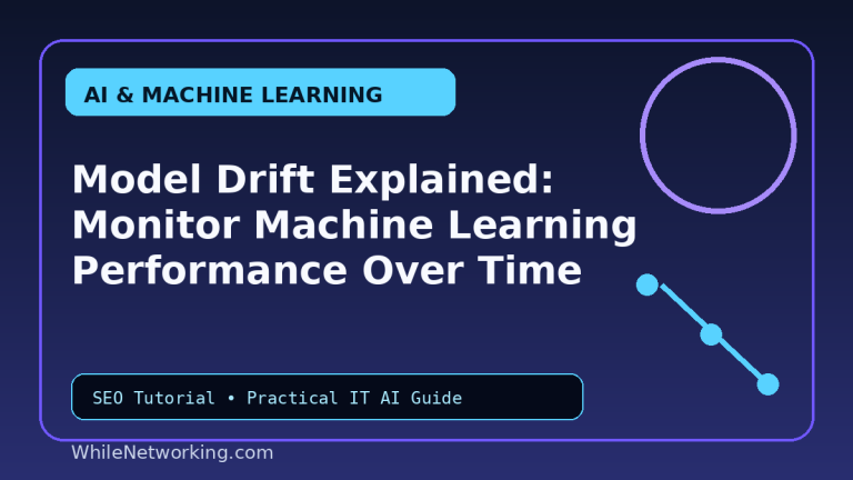 Model Drift Explained: Monitor Machine Learning Performance Over Time