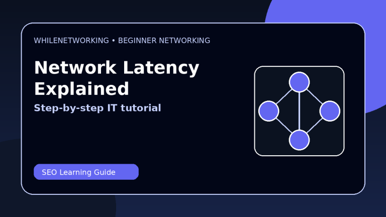 Network latency explained what ping time means for IT beginners