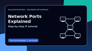 Network ports explained TCP UDP common port numbers beginner tutorial