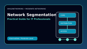 Network segmentation best practices VLANs firewalls and zero trust basics