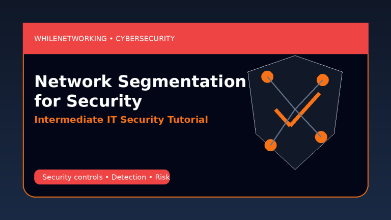 Network segmentation for security reducing lateral movement intermediate guide
