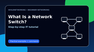 What is a network switch beginner IT support networking tutorial