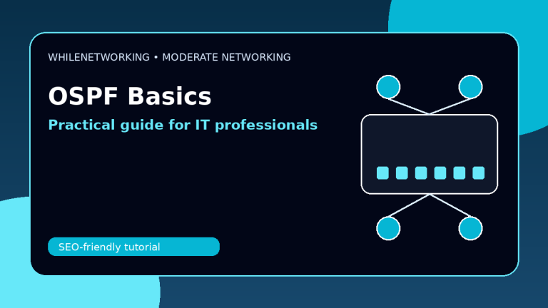 OSPF basics areas neighbors and route advertisement tutorial