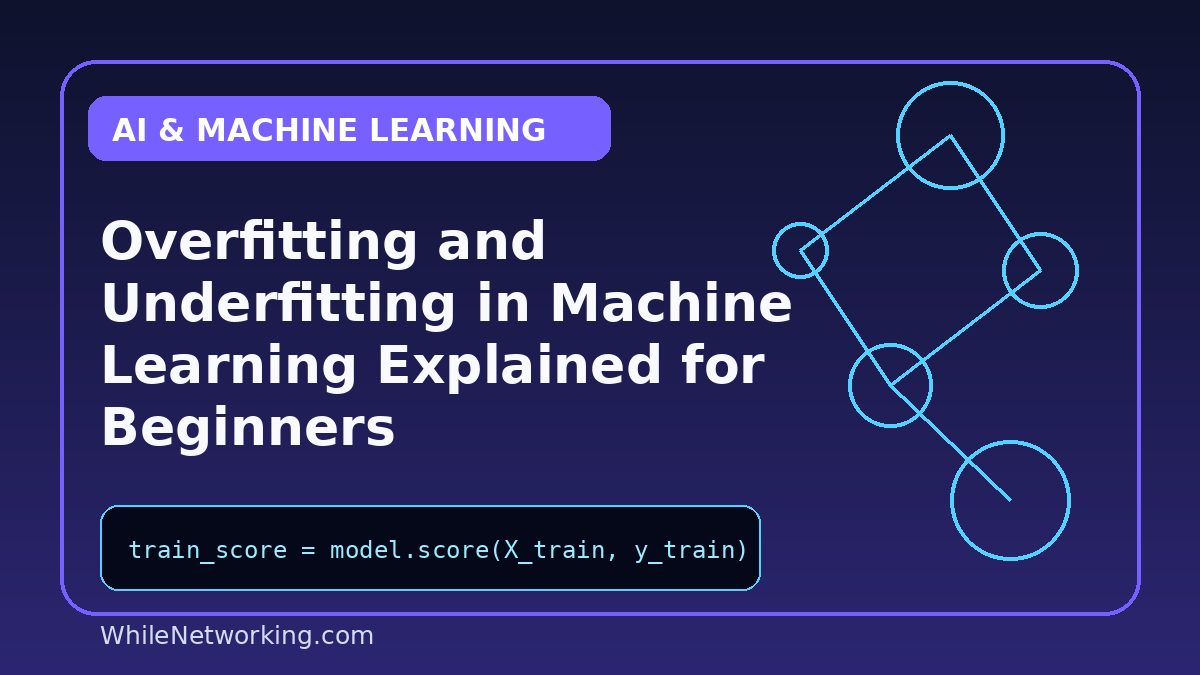 Overfitting and Underfitting in Machine Learning Explained for Beginners