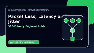 Packet loss latency and jitter explained for IT support beginners
