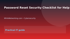 Password Reset Security Checklist for Help Desk Teams featured image