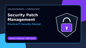 Security patch management guide for IT support teams