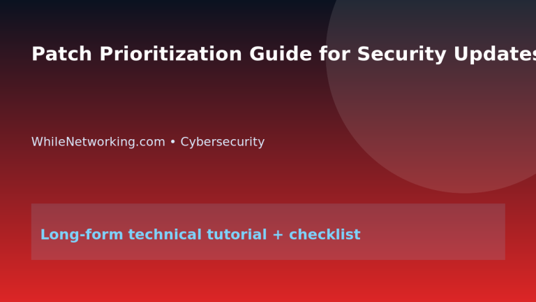 Patch Prioritization Guide for Security Updates featured image