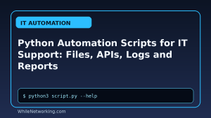 Python Automation Scripts for IT Support: Files, APIs, Logs and Reports