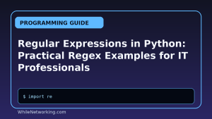 Regular Expressions in Python: Practical Regex Examples for IT Professionals