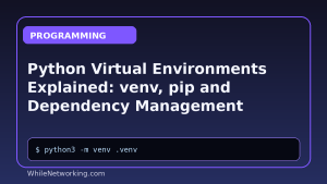 Python Virtual Environments Explained: venv, pip and Dependency Management